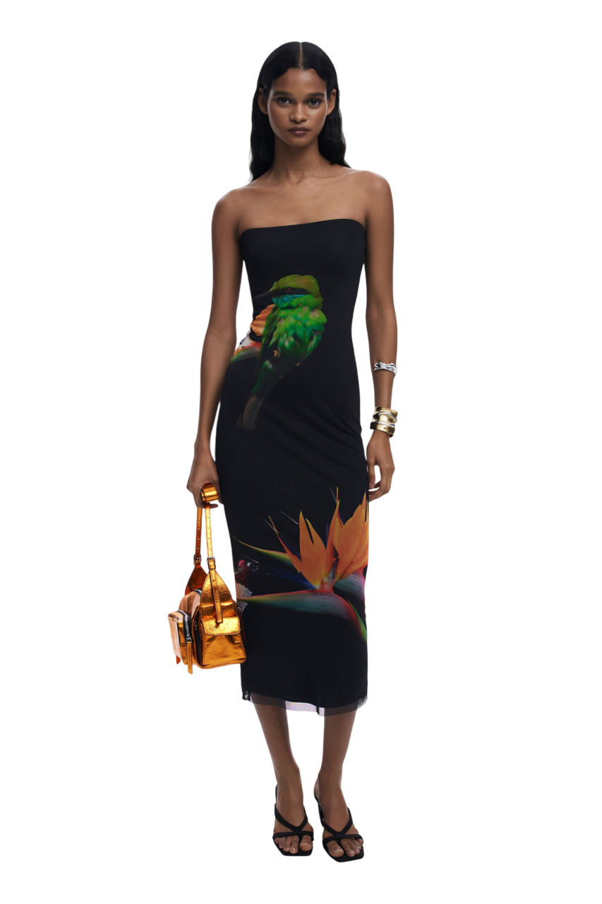 Desigual - Strapless dress - sold by FIG