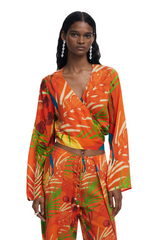 Desigual - Tropical wrap top - sold by FIG