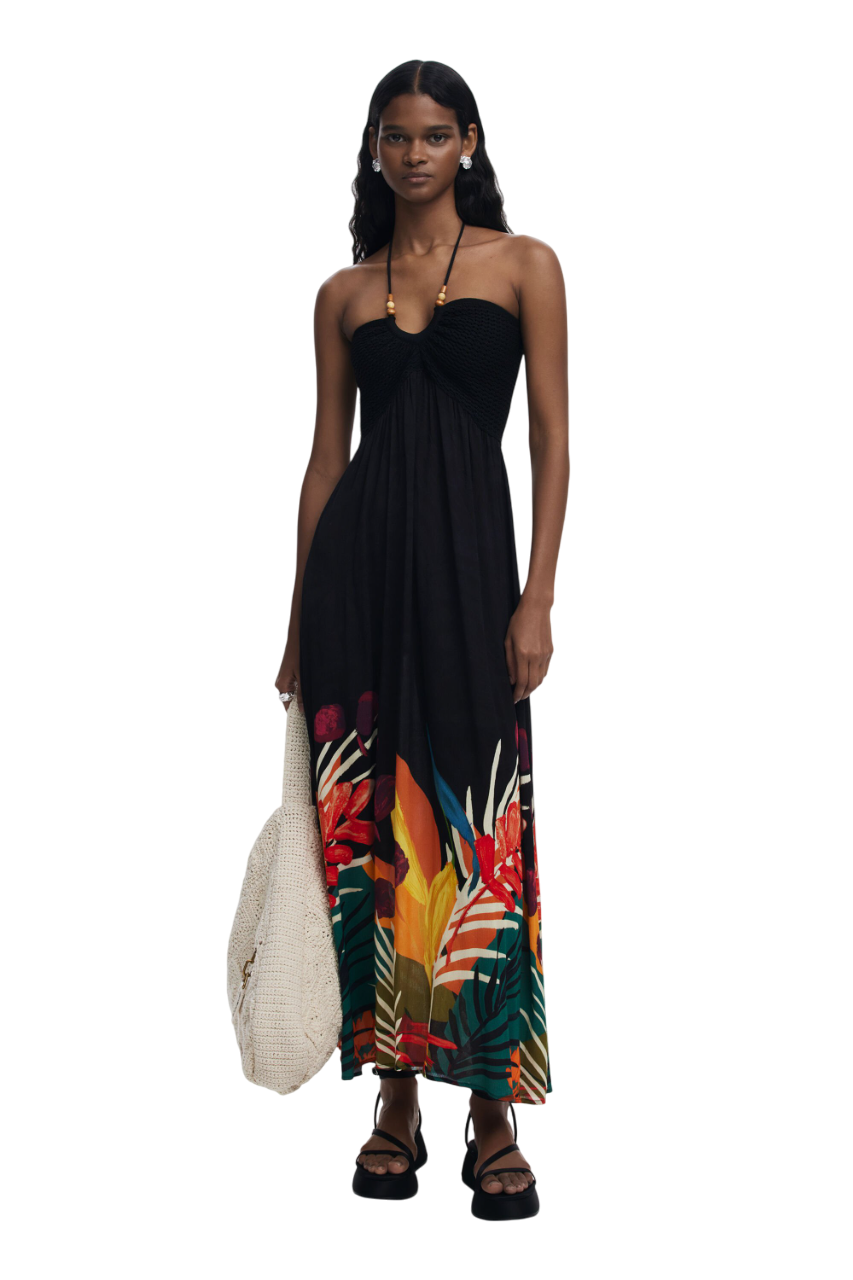 Desigual - Tropical maxi dress - sold by FIG