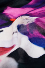 Desigual - Rectangular floral scarf