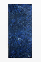 Desigual - Pleated rectangular paisley scarf