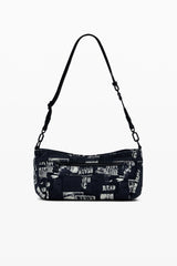 Desigual - Medium newspaper handbag