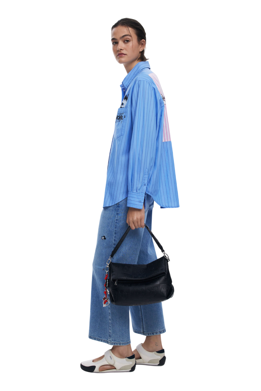 Desigual - Medium Mickey™ faux leather flap bag