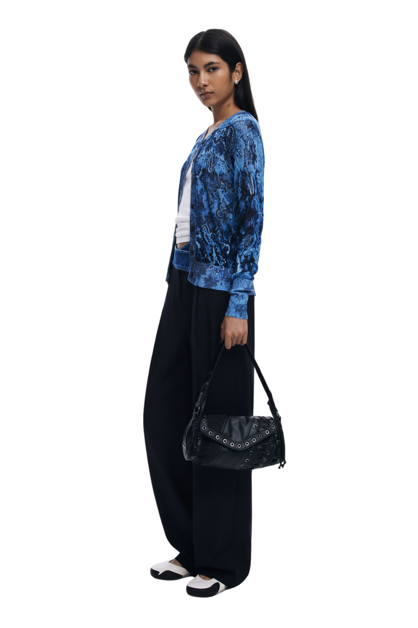 Desigual - Medium faux leather patch bag