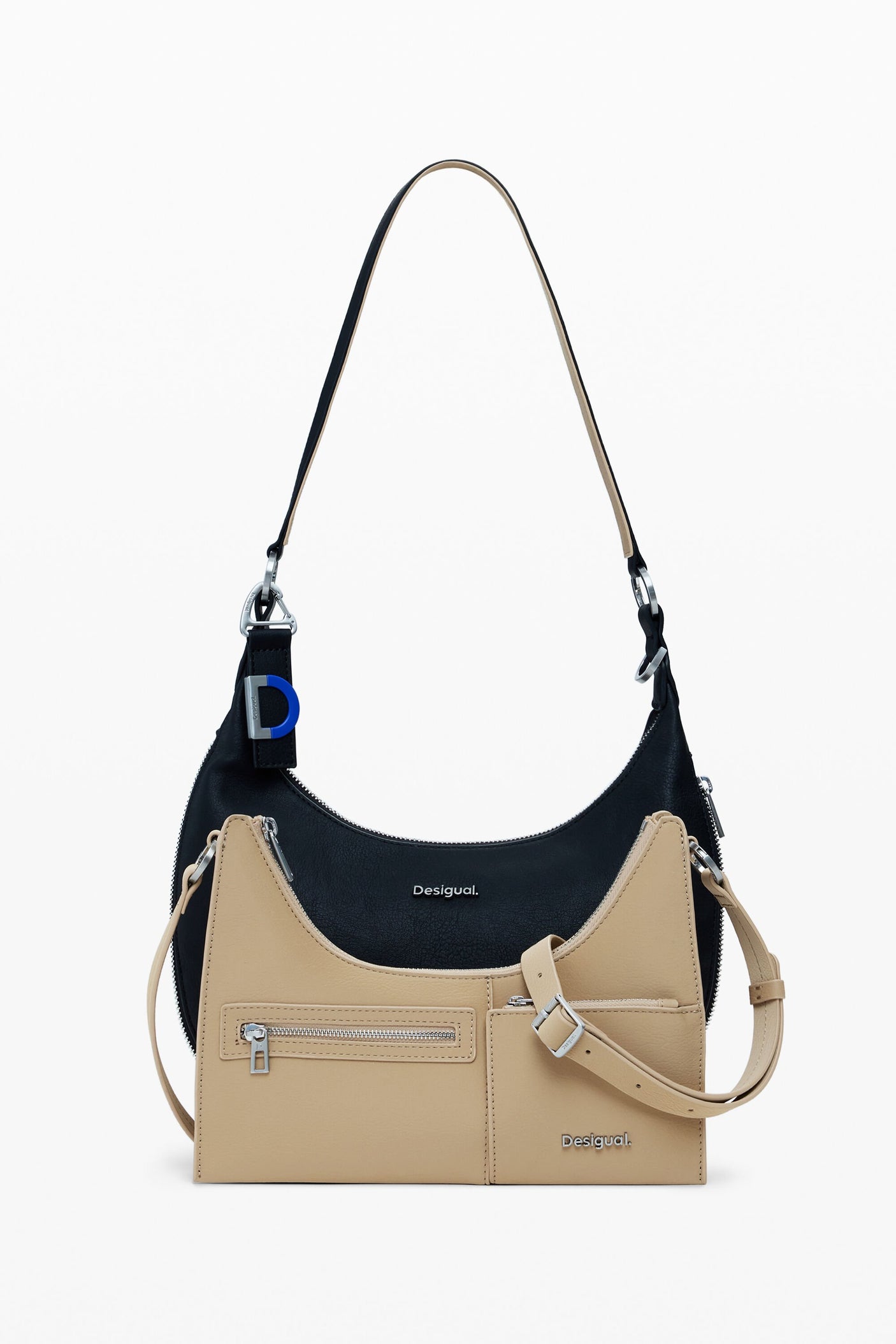 Desigual - Medium detachable two-tone bag