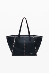 Desigual - Large shopper bag with stitching
