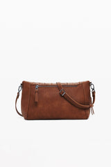 Desigual - Medium embroidered faux leather bag