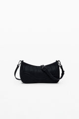 Desigual - Small embroidered faux leather bag