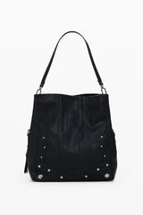 Desigual - Medium embroidered faux leather bag