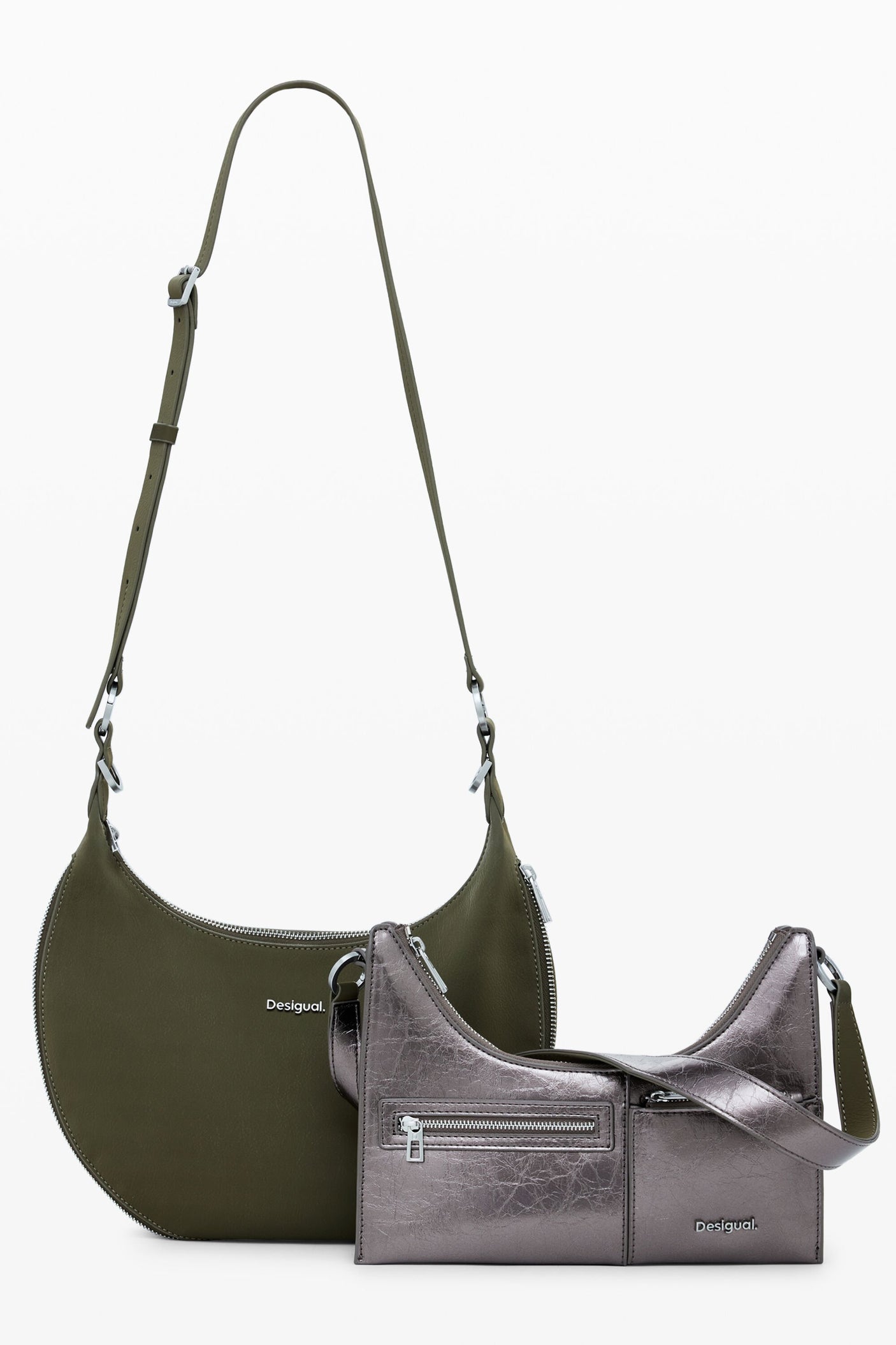 Desigual - Medium detachable two-tone bag