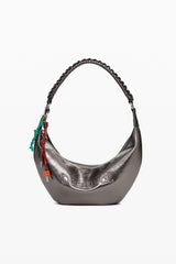 Desigual - Medium metallic crossbody bag with 3D logo
