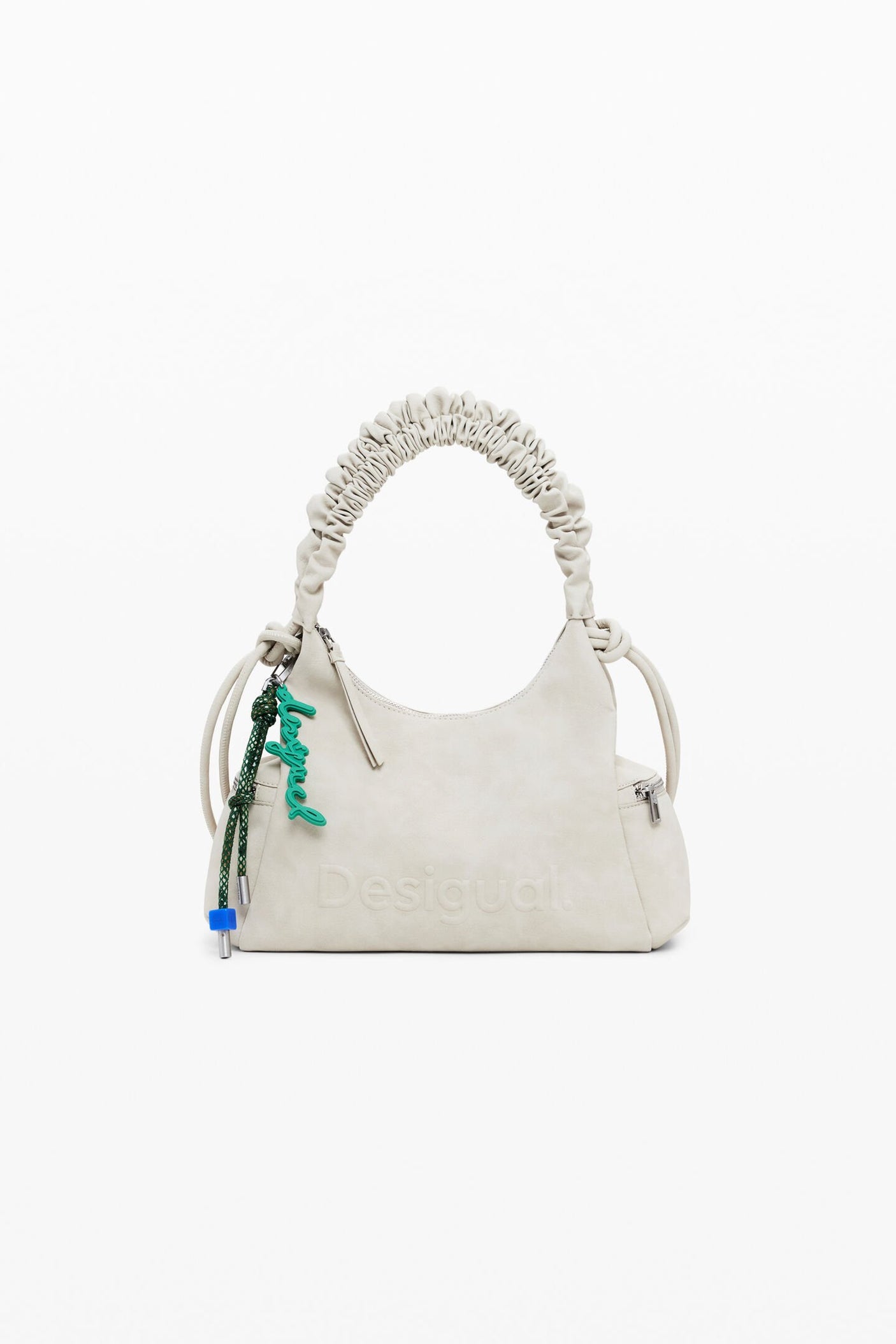 Desigual - Medium 3D logo bag with ruched handle