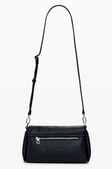 Desigual - Medium faux leather embroidered crossbody bag