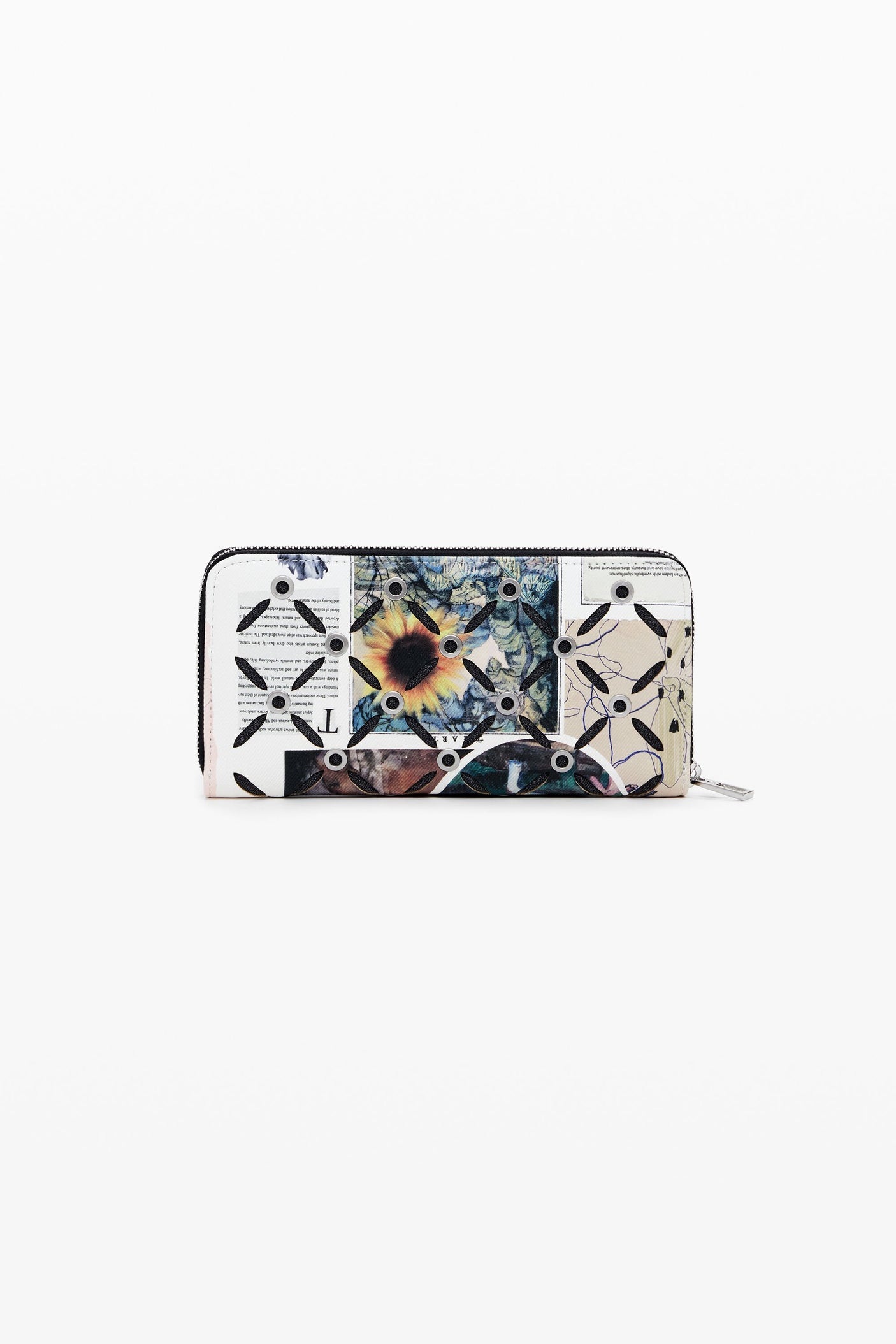 Desigual - Large cut-out collage wallet