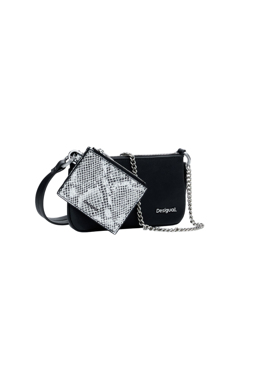 Desigual - Large 2-in-1 snake wallet