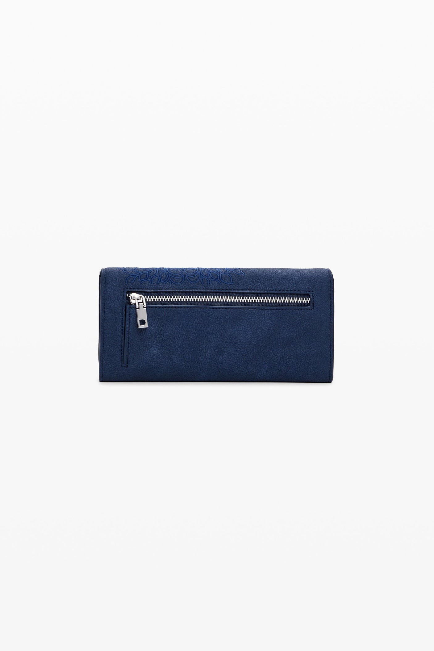 Desigual - Medium embroidered faux leather wallet