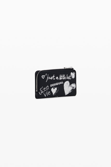 Desigual - Medium graffiti faux leather wallet