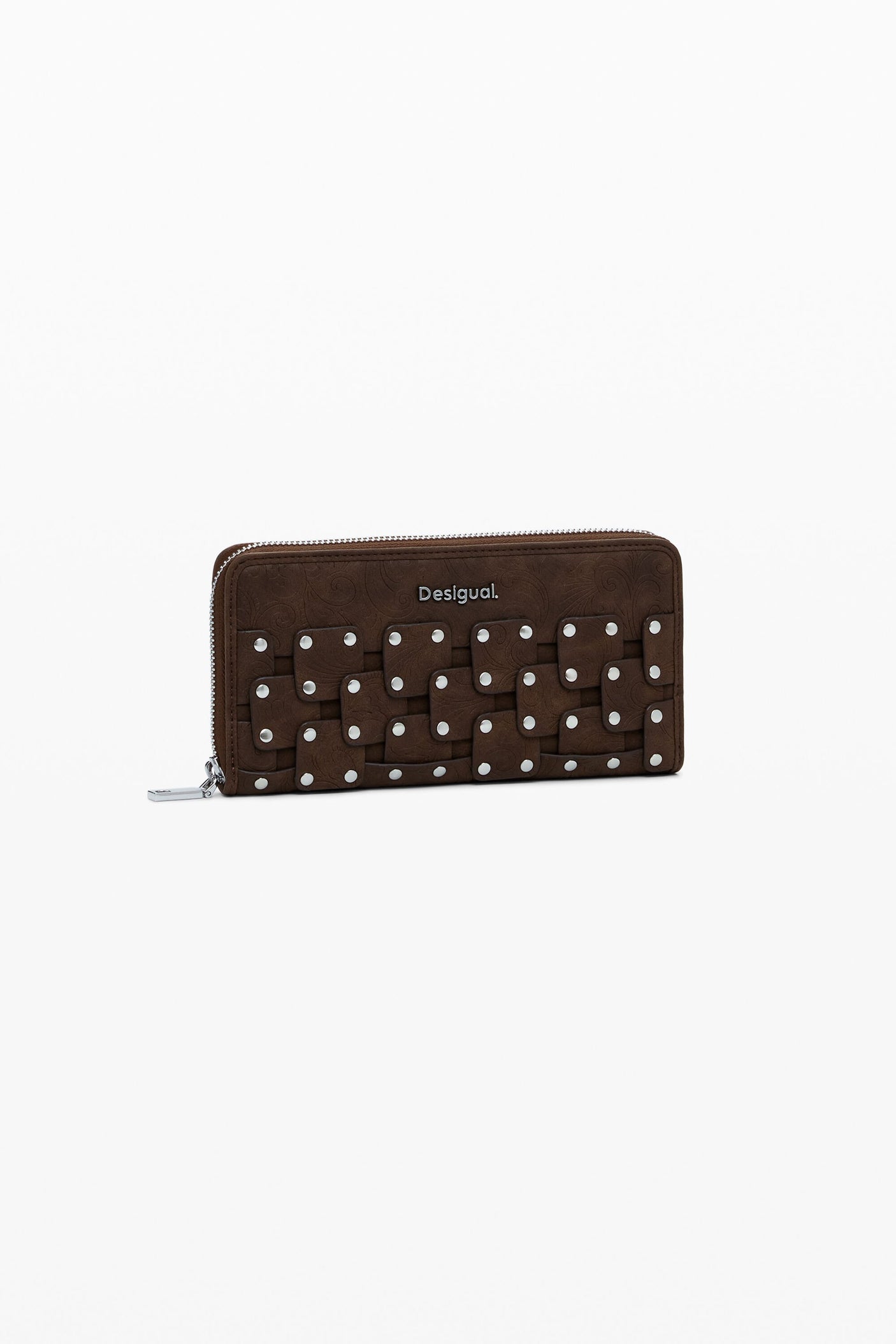 Desigual - Large faux leather studded wallet