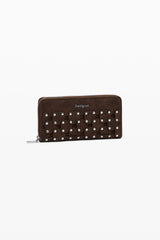 Desigual - Large faux leather studded wallet
