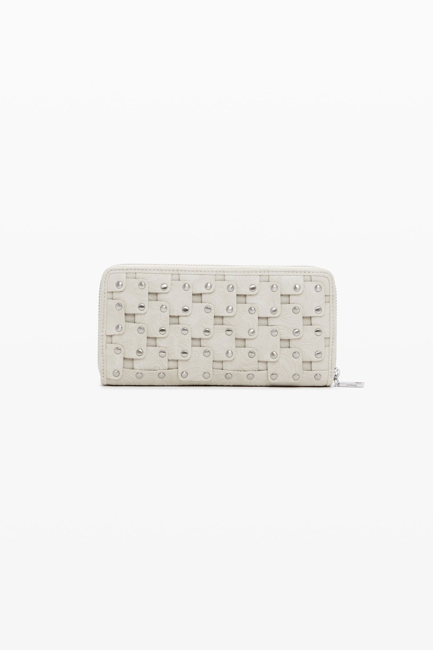 Desigual - Large faux leather studded wallet