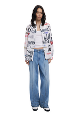 Desigual - Cotton shirt with letters