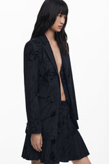 Desigual - Blazer with velvet details