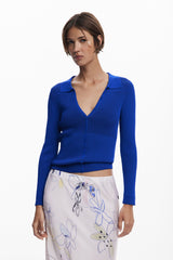 Desigual - Long skirt with strokes