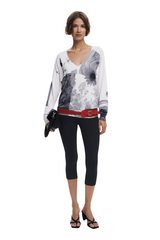 Desigual - Fine collage sweater