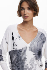 Desigual - Fine collage sweater