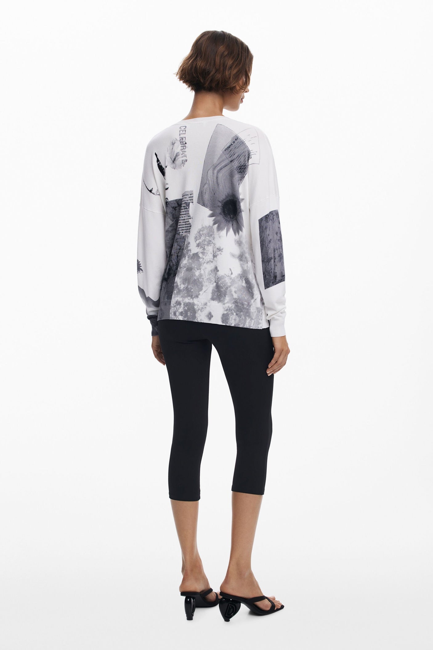 Desigual - Fine collage sweater