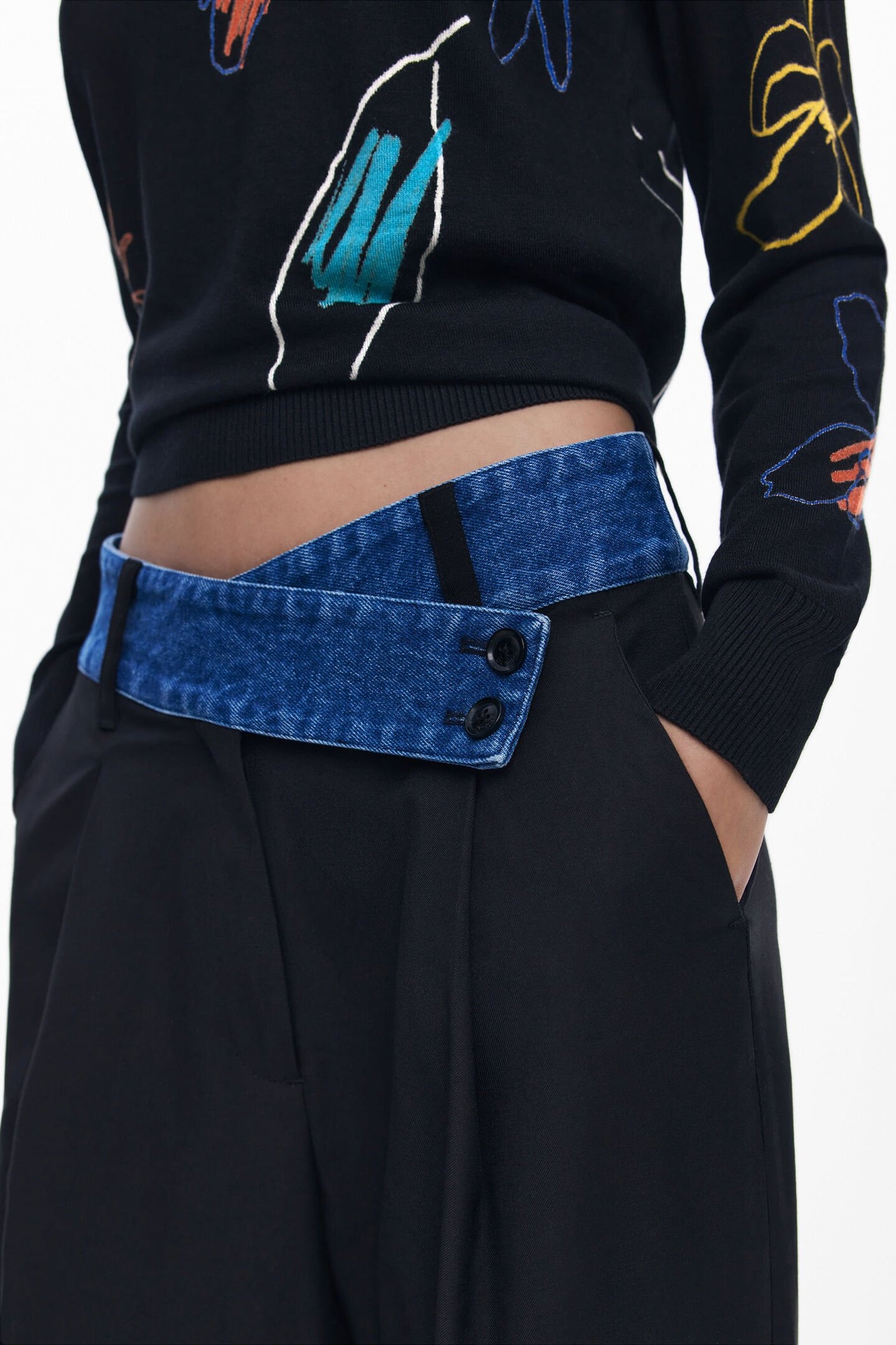 Desigual - Tailored combined trousers