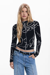 Desigual - Vase silhouettes T-shirt