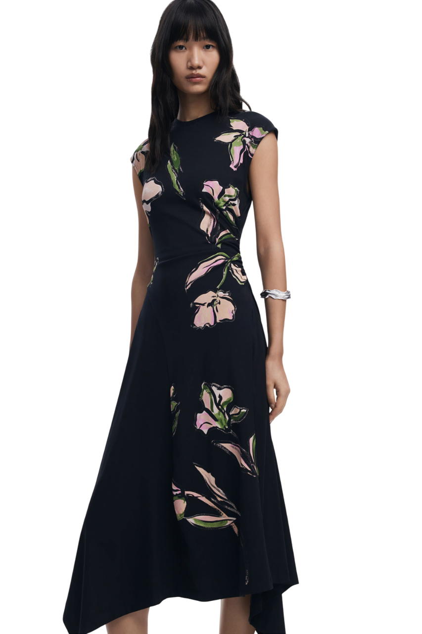 Desigual - Irregular floral dress