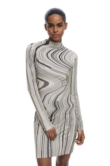 Desigual - Wavy striped dress