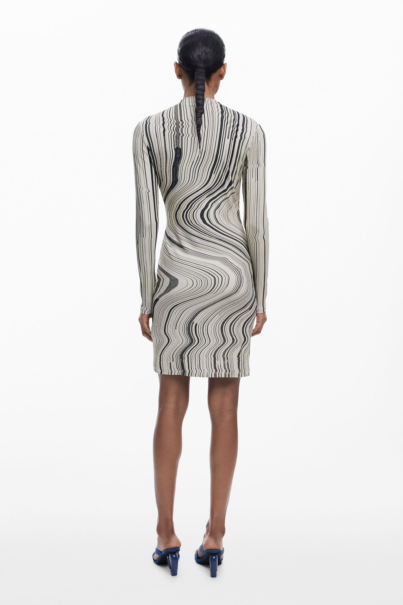 Desigual - Wavy striped dress