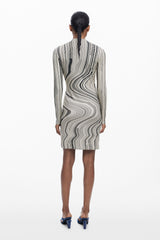 Desigual - Wavy striped dress