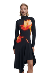 Desigual - Asymmetric fitted dress