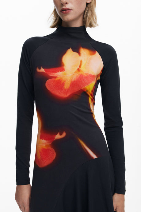 Desigual - Asymmetric fitted dress