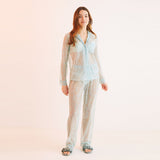 Women Secret - Long green lace shirt pajamas - Sold by FIG