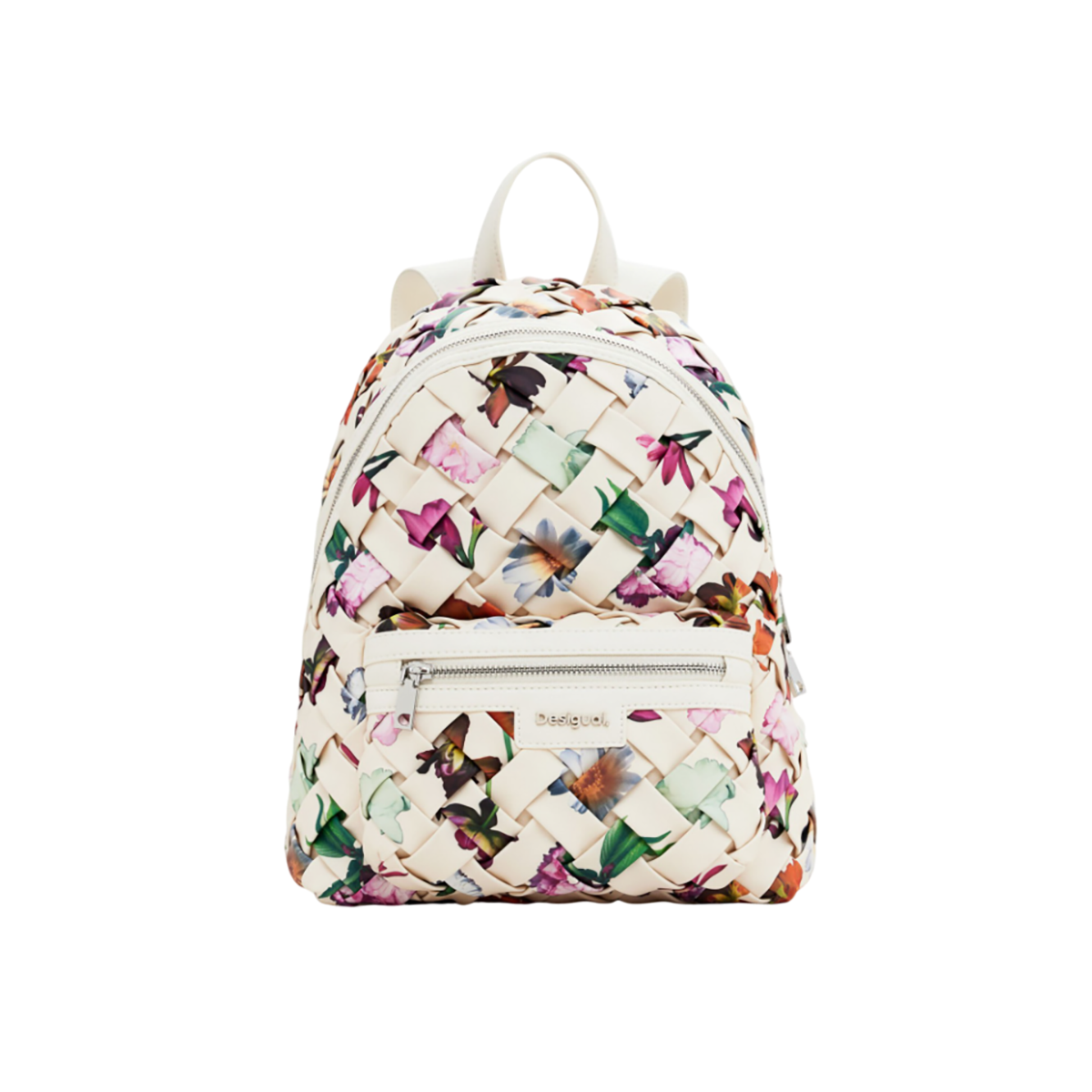 Desigual  - Small braided floral backpack - Sold by FIG