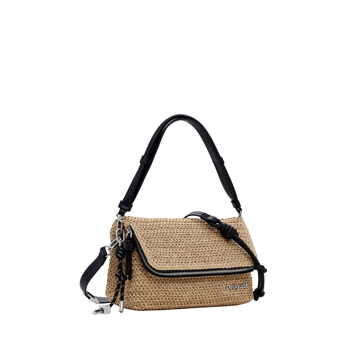 Desigual  - Raffia crossbody bag - Sold by FIG