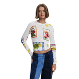 Desigual  - Tropical stamps sweater - Sold by FIG
