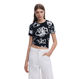 Desigual  - Large flower T-shirt - Sold by FIG