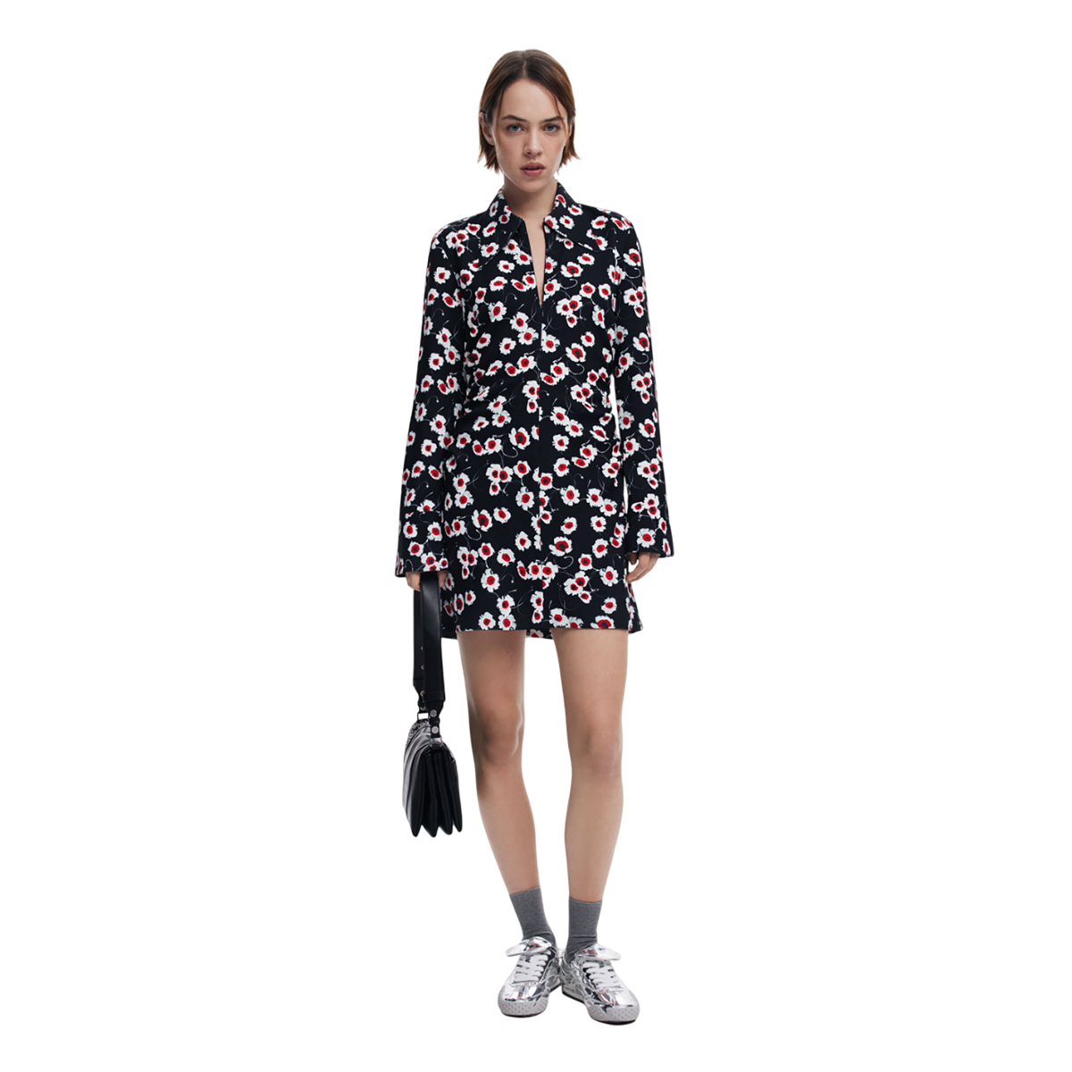 Desigual  - Short floral shirt dress - Sold by FIG