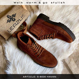 Leazus - Suede Bold Halfboot - S-8000