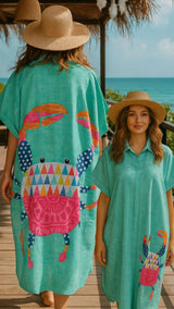 MR. joe - Playful Colorful Oversize Beach Cover-Up