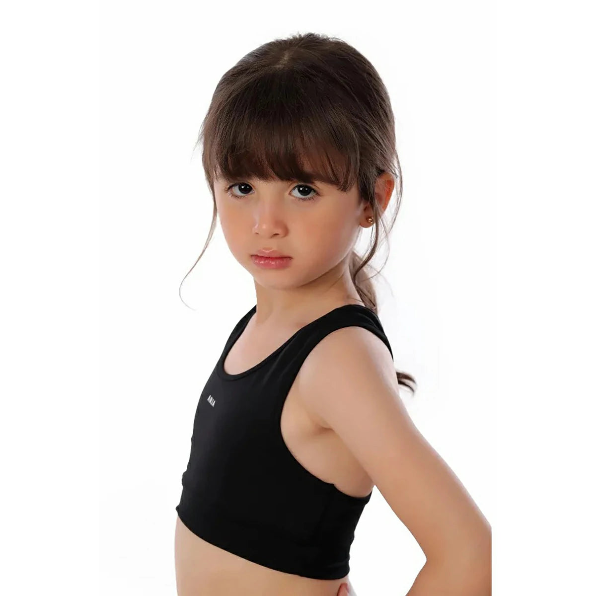 Anja - Black Sports For boysa 0168-For Girls