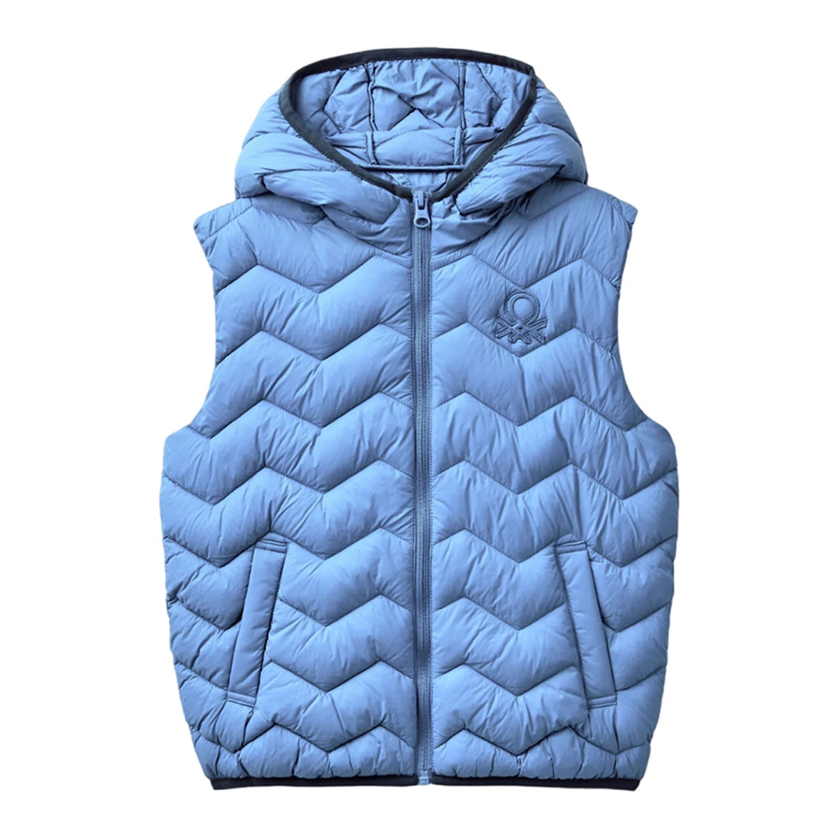 United Colors Of Benetton - Padded vest with hood - Sold by FIG