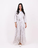 Just for Women - Printed satin dress