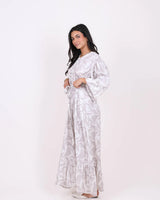 Just for Women - Printed satin dress